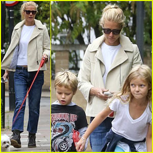 Gwyneth Paltrow Bumps Into Kate Hudson & Ricky Gervais in London!