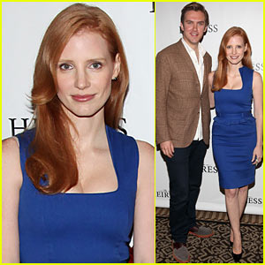 Jessica Chastain: 'The Heiress' Photo Call with Dan Stevens!
