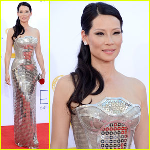 Lucy Liu - Emmys 2012 Red Carpet