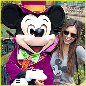 Nina Dobrev: Haunted Mansion at Disney's Magic Kingdom!