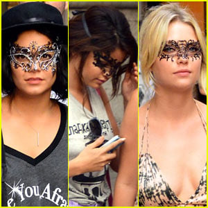 Vanessa Hudgens & Selena Gomez: Masked Beauties in Venice!