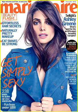 Ashley Greene Covers 'Marie Claire' November 2012