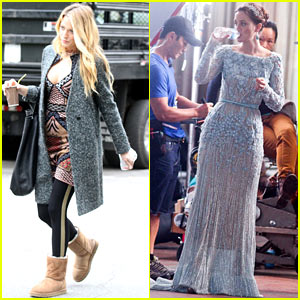 Blake Lively Shares 'Gossip Girl' Behind The Scenes Photo