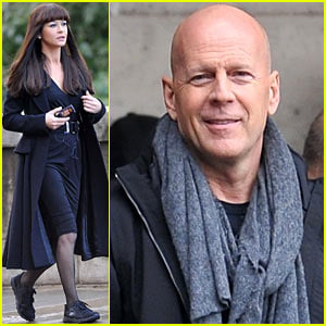 Catherine Zeta-Jones & Bruce Willis: 'Red 2' Filming in Paris!