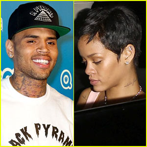 Chris Brown & Rihanna Leave Same Party Separately