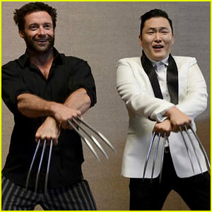 Hugh Jackman & Psy Dance 'Gangnam Wolverine Style'!