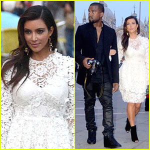Kanye West & Kim Kardashian: Birthday Dinner in Venice!