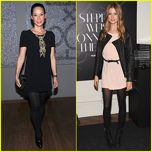 Lucy Liu & Behati Prinsloo: 'Connecting The Dots' Launch!