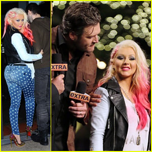Christina Aguilera: 'The Voice' at The Grove!
