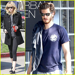 Emma Stone & Andrew Garfield: West Hollywood Workout Pair!