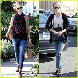 January Jones: Cecconi's Lunch with Friends!
