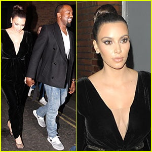 Kim Kardashian & Kanye West: Dinner Date with Sisters!