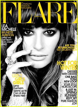 Lea Michele Covers 'Flare' January 2013