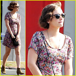 Leighton Meester: Los Angeles Lunch with Male Pal