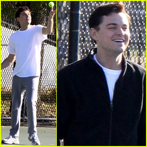 Leonardo DiCaprio: 'Wolf of Wall Street' Tennis Match!