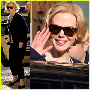 Nicole Kidman: 'Grace of Monaco' Set Arrival!