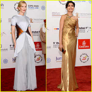 Cate Blanchett & Freida Pinto - Dubai International Film Festival 2012