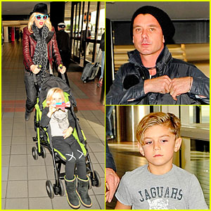 Gwen Stefani & Gavin Rossdale: Holiday Travel with the Kids!