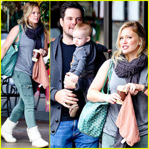 Hilary Duff & Mike Comrie: Shopping with Baby Luca!