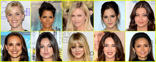 Just Jared's Most Popular Actresses 2012
