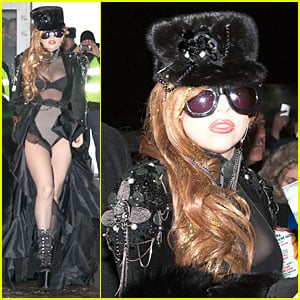 Lady Gaga: Sheer Bra Revealing Beauty!