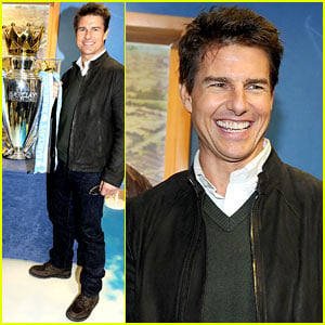 Tom Cruise: 'Jack Reacher' Promotion at the Manchester Derby!