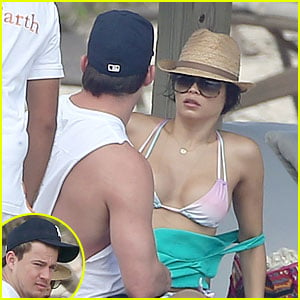 Channing Tatum & Pregnant Jenna Dewan: Bikini Lounging in Cabo!