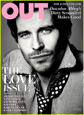 Downton Abbey's Rob James-Collier Covers 'Out' Magazine