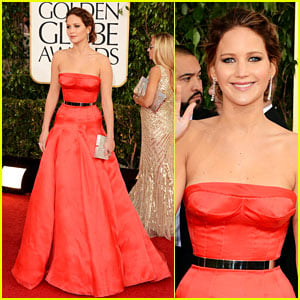 Jennifer Lawrence - Golden Globes 2013 Red Carpet