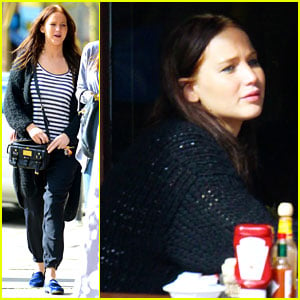 Jennifer Lawrence: Kings Road Cafe Lunch!