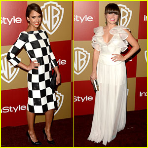 Jessica Alba & Sophia Bush - InStyle Golden Globes Party 2013