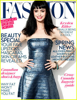 Krysten Ritter Covers 'Fashion' Magazine February 2013