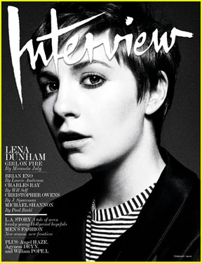 Lena Dunham Covers 'Interview' Magazine February 2013