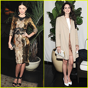 Miranda Kerr & Lana Del Rey: 'W' Magazine's Pre-Golden Globes Party!