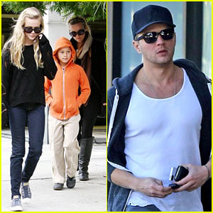 Ryan Phillippe Eats Subway, Reese Witherspoon & Kids Shop