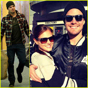 Stephen Amell & Wife Cassandra: Kings Game Couple! | Cassandra Jean