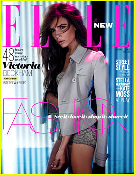 Victoria Beckham Covers 'Elle UK', David Films Adidas Ad
