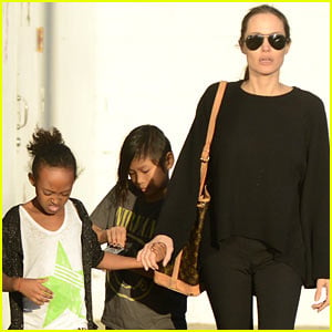 Angelina Jolie, Zahara, & Pax: Urban Outfitters Shoppers!