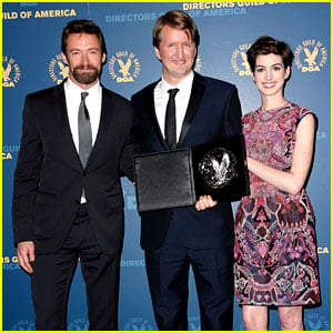 Anne Hathaway & Hugh Jackman - DGA Awards 2013