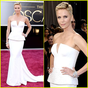 Charlize Theron - Oscars 2013 Red Carpet