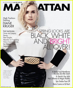 Diane Kruger Covers 'Manhattan' Magazine March 2013