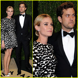 Diane Kruger & Joshua Jackson - Vanity Fair Oscars Party 2013