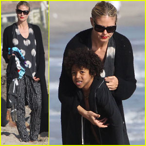 Heidi Klum & Martin Kirsten: Beach Day with the Kids!