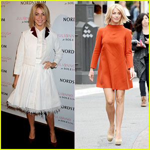 Julianne Hough: Sole Society Event & 'Extra' Appearance