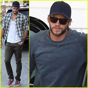 Liam Hemsworth: Lunch & Gas Station Stop!