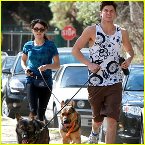 Nikki Reed: Dog Run With Brother Nathan!