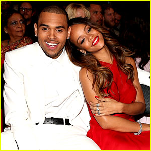 Rihanna & Chris Brown - Grammys 2013 Seatmates! (Pics)