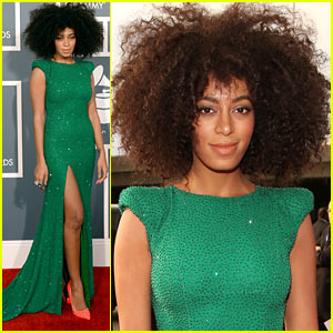 Solange Knowles - Grammys 2013 Red Carpet