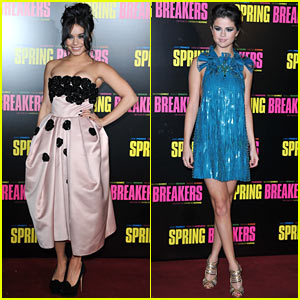 Vanessa Hudgens & Selena Gomez: 'Spring Breakers' Paris Premiere!