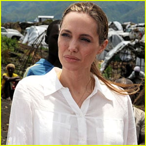 Angelina Jolie Visits Rescue Camp for Women